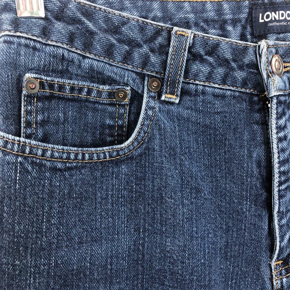 London Jean high rise med wash straight leg jeans - Picture 3 of 8